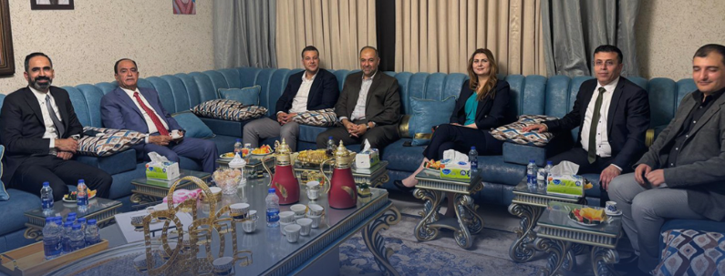 Jordanian-American Business Council Delegation Meets with Senator Jamal Al-Saraira to Advance National Development