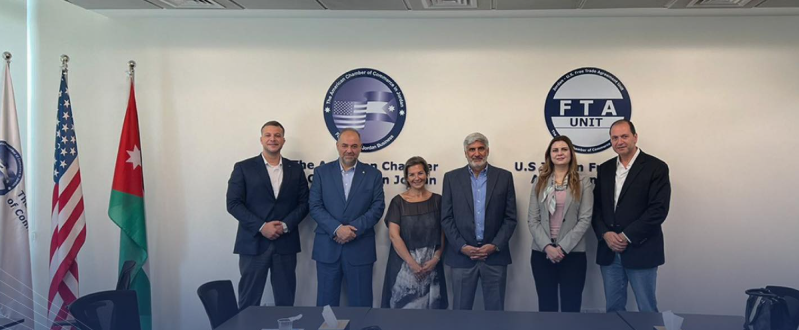 JABC Delegation Visits American Chamber of Commerce in Jordan