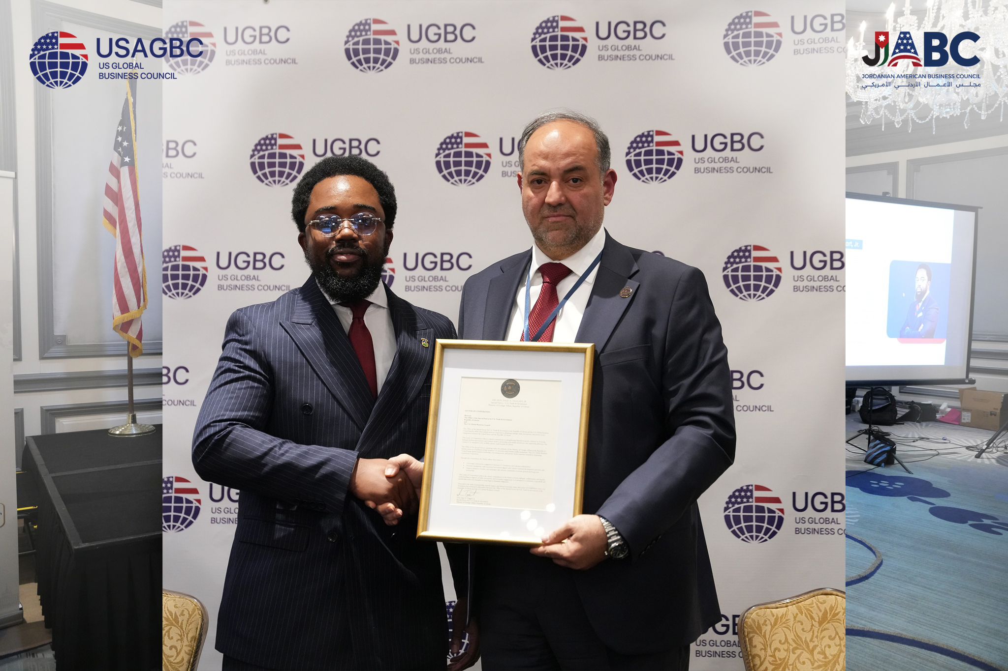 Jordanian American Business Council Participates in U.S. Global Business Council Launch