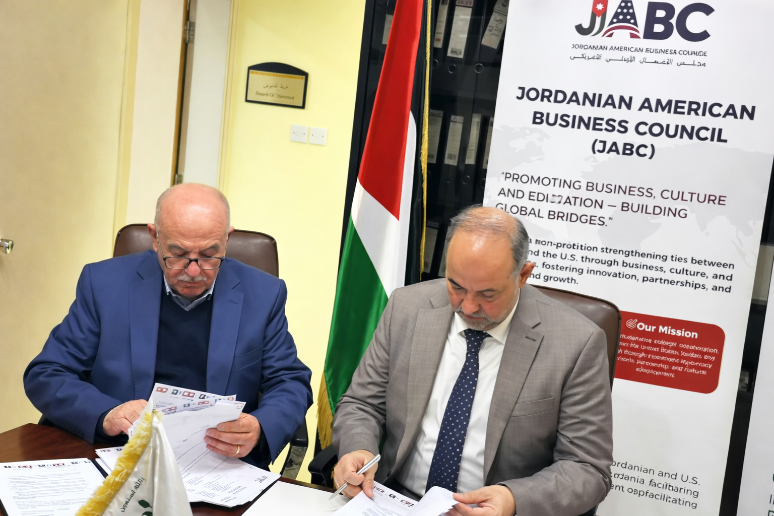 Jordanian American Business Council Signs Cooperation Agreement with Irbid Specialty Hospital
